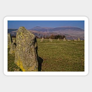 Castlerigg Stone Circle, UK (27) Sticker